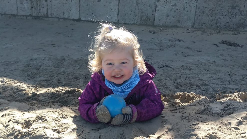 Jessica Williamson at the beach