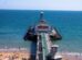 Looking out at sea past Bournemouth Pier