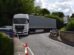 A lorry at the Durweston Bridge